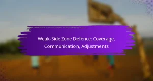 Weak-Side Zone Defence: Coverage, Communication, Adjustments