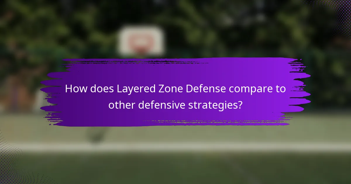 How does Layered Zone Defense compare to other defensive strategies?